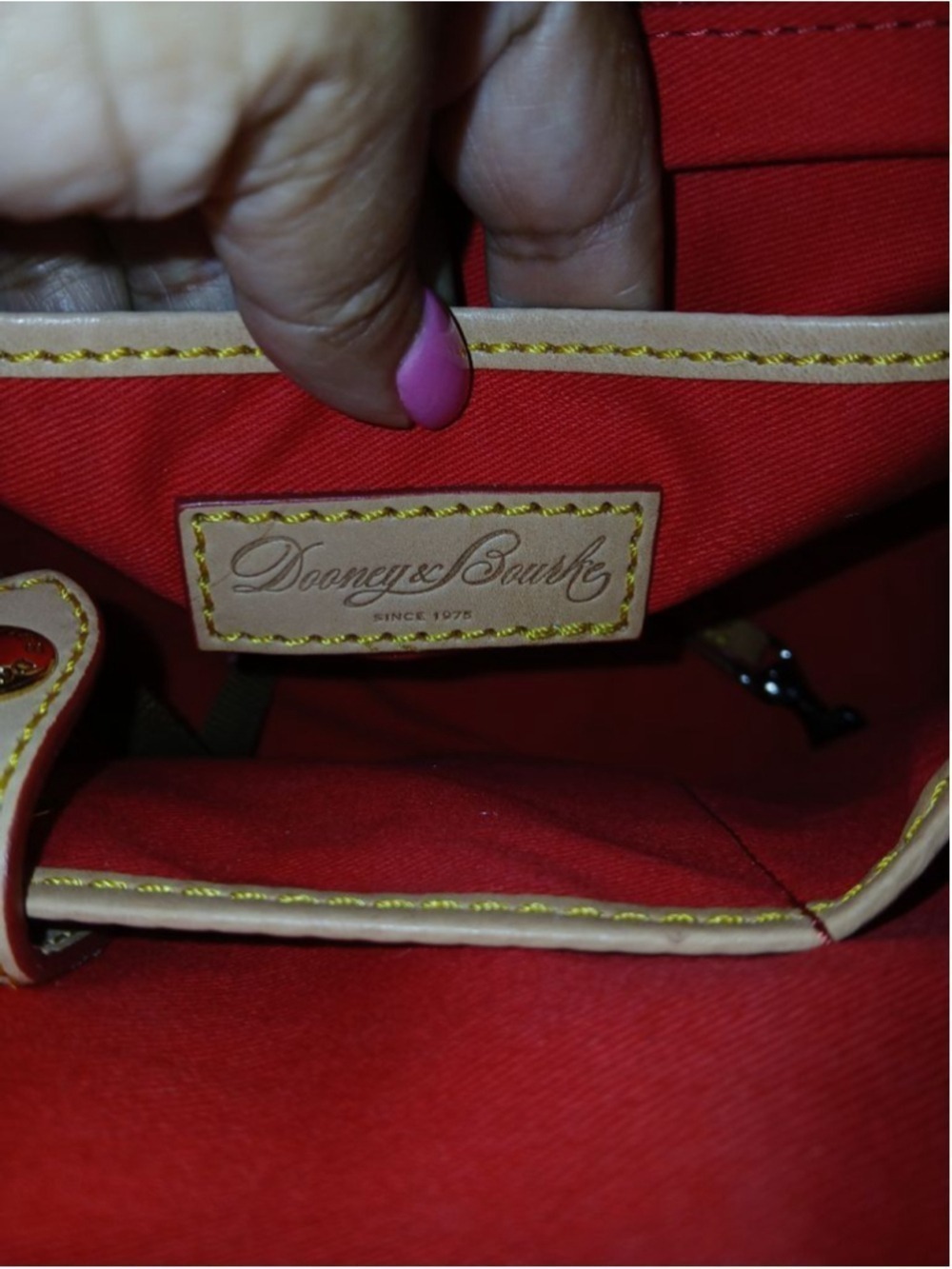 Dooney & Bourke Patent Leather Janine Satchel/ Crossbody - Picture 15 of 16
